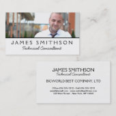 Visitekaartje Uw Foto Aangepaste Sjabloon Plain (Voorkant / Achterkant)