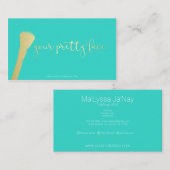 visitekaartje 'Uw  gezicht' (Voorkant / Achterkant)