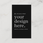 Visitekaartje uw ontwerp-upload (Voorkant)