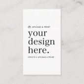 Visitekaartje uw ontwerp-upload (Voorkant)