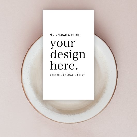 Visitekaartje uw ontwerp-upload