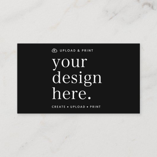 Visitekaartje uw ontwerp-upload (Voorkant)