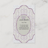 Visitekaartje van aardbeien (Achterkant)