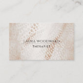 Visitekaartje van abstract therapeut-adviseur (Voorkant)