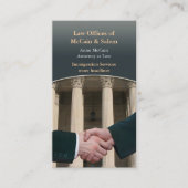 Visitekaartje van advocaat (Voorkant)
