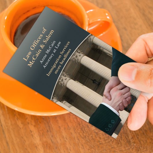 Visitekaartje van advocaat