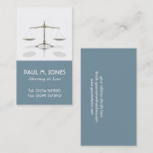 Visitekaartje van advocaten (Voorkant / Achterkant)