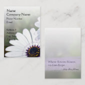 Visitekaartje van African Daisy Floral (Voorkant / Achterkant)