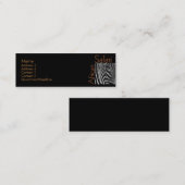 Visitekaartje van Afrikaanse Safari (Voorkant / Achterkant)