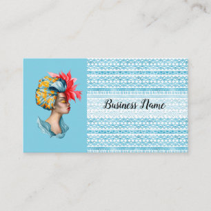 Visitekaartje van Afrikaanse vrouw