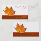 Visitekaartje van aple Leaf (Voorkant / Achterkant)