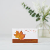 Visitekaartje van aple Leaf (Staand voorkant)