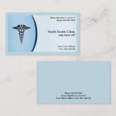 Visitekaartje van arts (Voorkant / Achterkant)