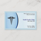 Visitekaartje van arts (Voorkant)