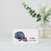 Visitekaartje van autoveiling (Staand voorkant)