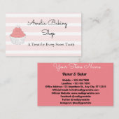 Visitekaartje van bakkerij (Voorkant / Achterkant)
