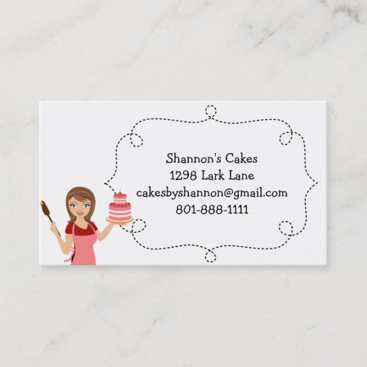 Visitekaartje van bakkerij (Voorkant)