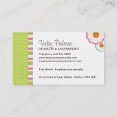 Visitekaartje van bakkerij (Achterkant)