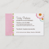 Visitekaartje van bakkerij (Achterkant)