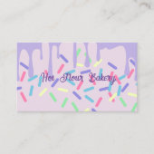 Visitekaartje van bakkerijproducten (Voorkant)