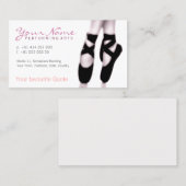 Visitekaartje van Ballerina (Voorkant / Achterkant)