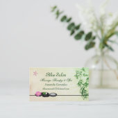 Visitekaartje van bamboe (Staand voorkant)