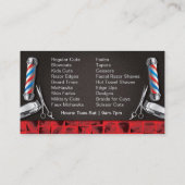 Visitekaartje van Barbershop (Barberpool en clippe (Achterkant)