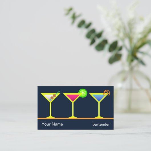 Visitekaartje van Bartender (Staand voorkant)