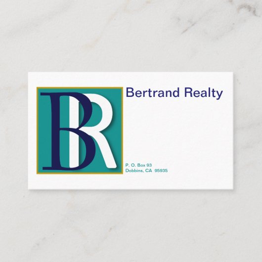 Visitekaartje van Bertrand Realty (Voorkant)