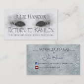 Visitekaartje van bestelde auteurs (Voorkant / Achterkant)