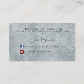 Visitekaartje van bestelde auteurs (Achterkant)