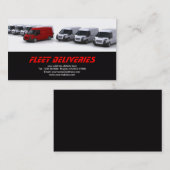 Visitekaartje van bestelwagens (Voorkant / Achterkant)