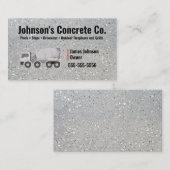 Visitekaartje van betonbedrijf (Voorkant / Achterkant)