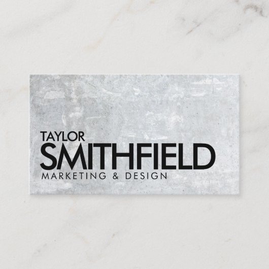 Visitekaartje van betonstaal (Voorkant)