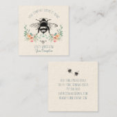 Visitekaartje van  bijen (Voorkant / Achterkant)