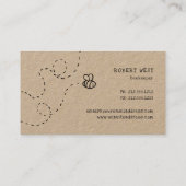 visitekaartje van bijenkorven voor bijenkorven (Achterkant)