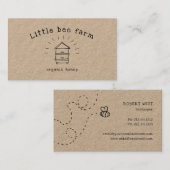 visitekaartje van bijenkorven voor bijenkorven (Voorkant / Achterkant)