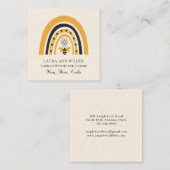 Visitekaartje van bijenregenbooghoningproducten (Voorkant / Achterkant)