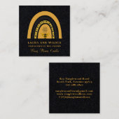 Visitekaartje van bijenregenbooghoningproducten (Voorkant / Achterkant)