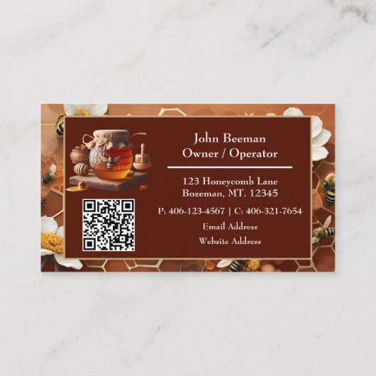 Visitekaartje van bijentelers (Achterkant)