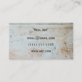 visitekaartje van bijtende cactus (Achterkant)