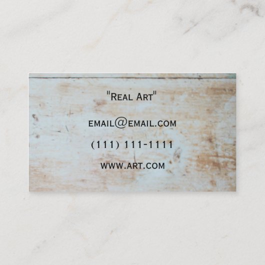 visitekaartje van bijtende cactus (Achterkant)