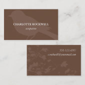 Visitekaartje van Bird Silhouette (Voorkant / Achterkant)