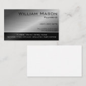 Visitekaartje van Black & Steel Skill Tradesman (Voorkant / Achterkant)