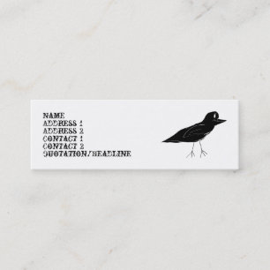 Visitekaartje van Blackbird Skinny (wit)