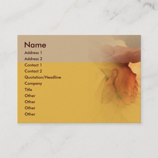 Visitekaartje van bloedbad (Voorkant)