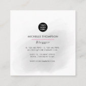 Visitekaartje van Blogger Boss Lady Blogger (Achterkant)