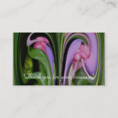 Visitekaartje van Blue Fushia (Achterkant)