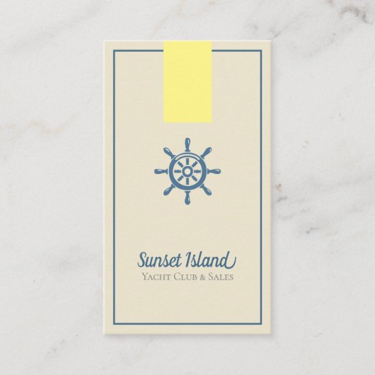 Visitekaartje van Boat Sales Club (Voorkant)