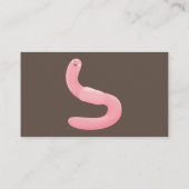 Visitekaartje van boerderij vermiculture cartoon (Achterkant)